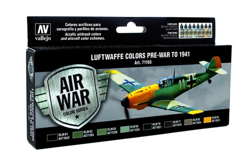 [71165] 71165 Model Air - Luftwaffe Pre-War To 1941 Paint set