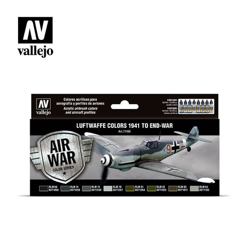 [71166] 71166 Model Air - Luftwaffe Colors 1941 To End-War Paint set