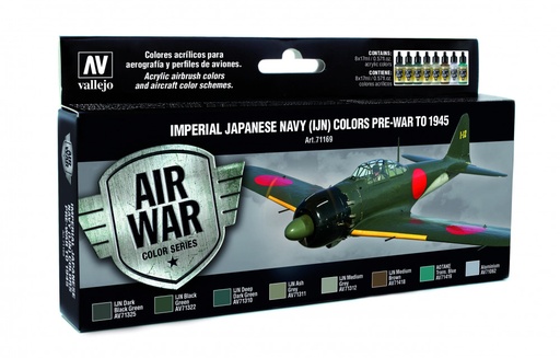 [71169] 71169 Model Air - Imperial Japanese Navy (IJN) Colors Paint set