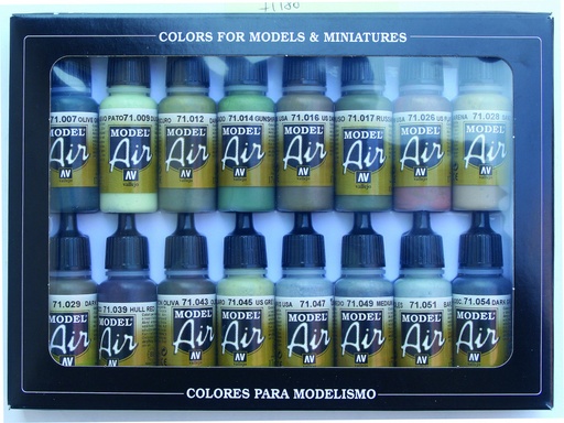 [71180] 71180 Model Air - Allied WWII Paint set