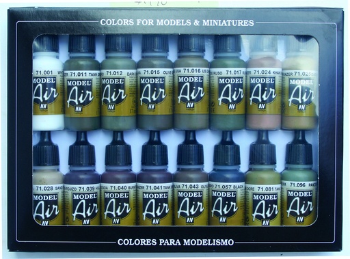 [71190] 71190 Model Air - German/Allied WWII Paint set