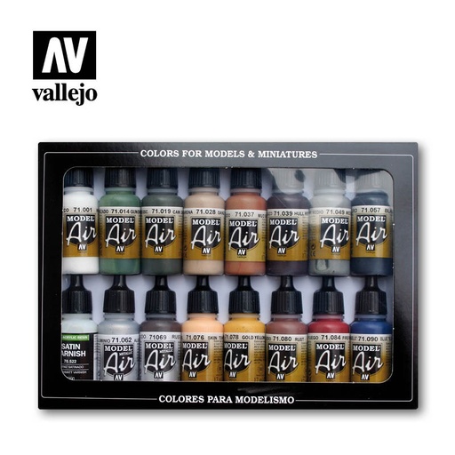 [71191] 71191 Model Air - Railway Colors Europe Paint set