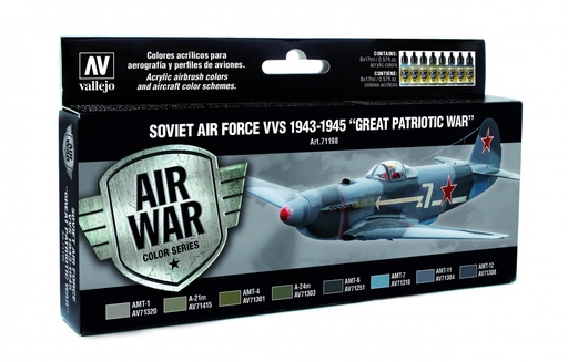 [71198] 71198 Model Air - 1943  To 1945 - Great Patriotic War Paint set