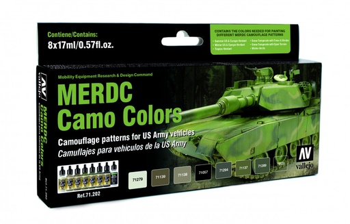 [71202] 71202 Model Air - MERDC Camo Colors Paint set