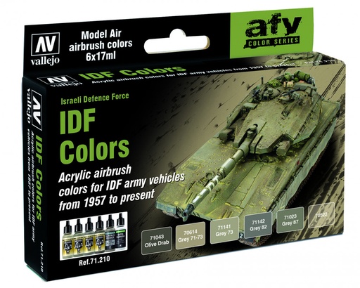 [71210] 71210 Model Air - IDF Colors Paint set