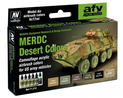 [71212] 71212 Model Air - MERDC Desert Colors Paint set