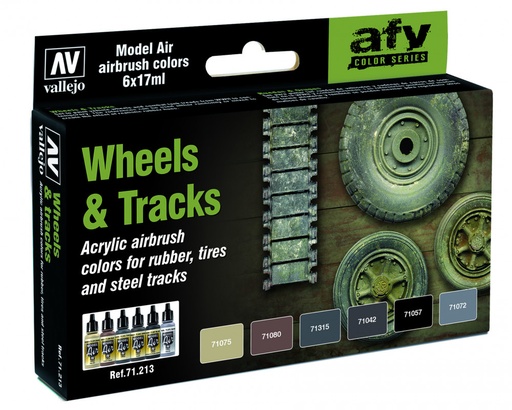 [71213] 71213 Model Air - Wheels & Tracks Paint set