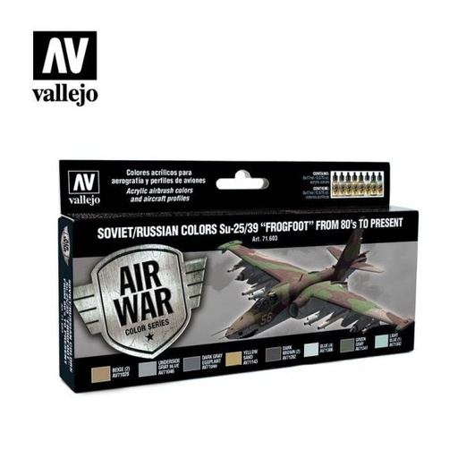 [71603] 71603 Model Air - Soviet / Russian colors Su-25/39 "Frogfoot" from 80's to present Paint set