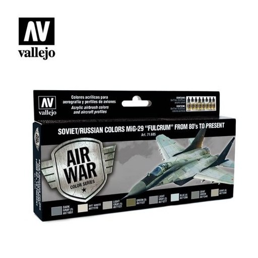[71605] 71605 Model Air - Soviet / Russian colors MiG-29 "Fulcrum" from 80's to present Paint set