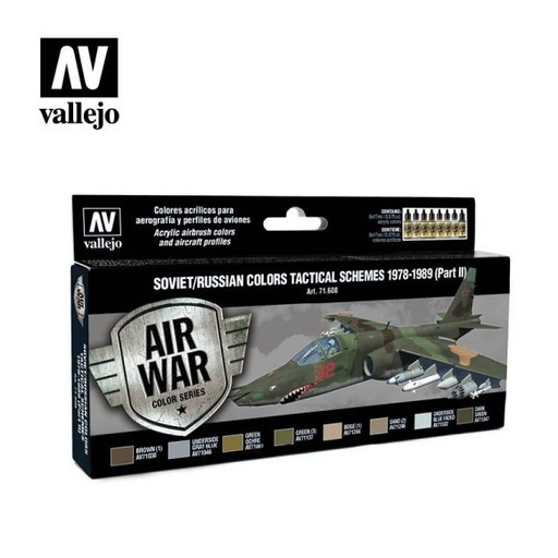 [71608] 71608 Model Air - Soviet / Russian colors Tactical Schemes 1978-1989 (Part II) Paint set