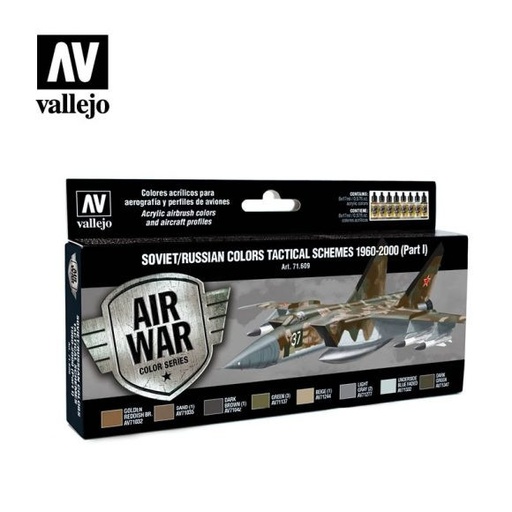 [71609] 71609 Model Air - Soviet / Russian colors Tactical Schemes 1960-2000 (Part I) Paint set