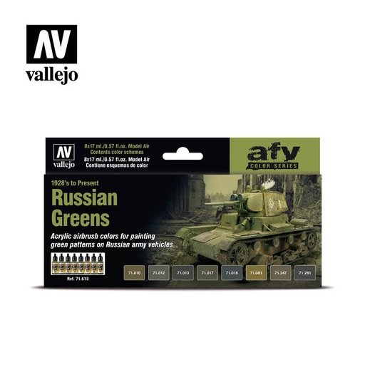 [71613] 71613 Model Air - Russian Greens (1928's to Present) Paint set