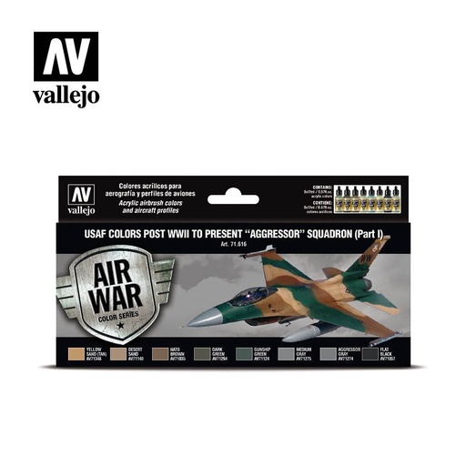 [71616] 71616 Model Air - USAF colors post WWII to present Aggressor Squadron Part I Paint set