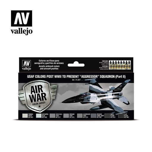[71617] 71617 Model Air - USAF colors post WWII to present Aggressor Squadron Part II  Paint set