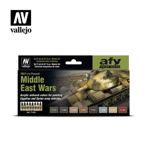[71619] 71619 Model Air - Middle East Wars (1967's to present) Paint set