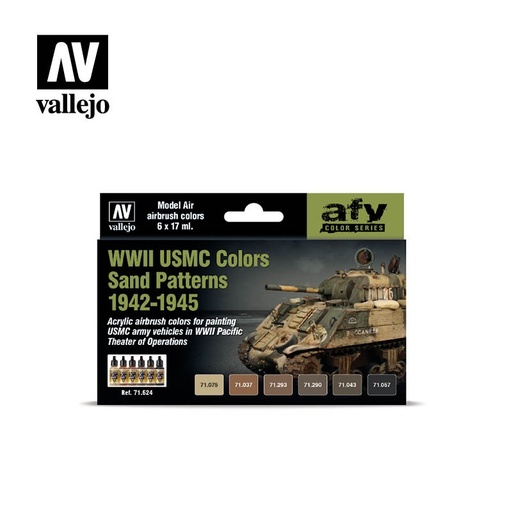 [71624] 71624 Model Air - WWII USMC Colors Sand Patterns 1942-1945