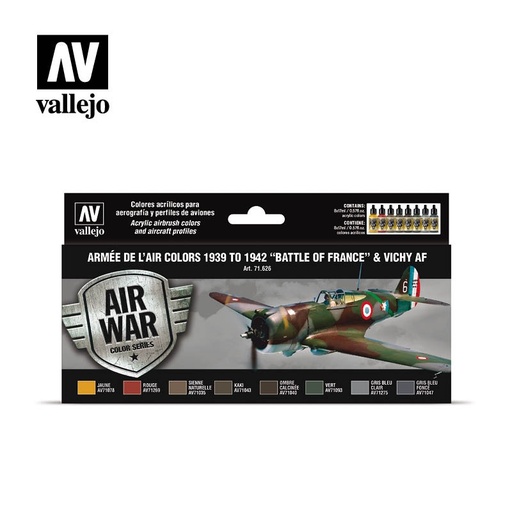 [71626] 71626 Model Air - Armée de l'Air colors 1939 to 1942 "Battle of France" & Vichy AF