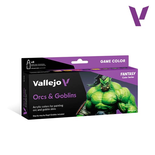[72304] 72304 Game Color - Orcs & Goblins  by Angel Giraldez Paint set