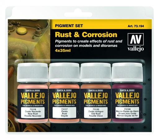 [73194] 73194 Pigment Set - Rust & Corrosion