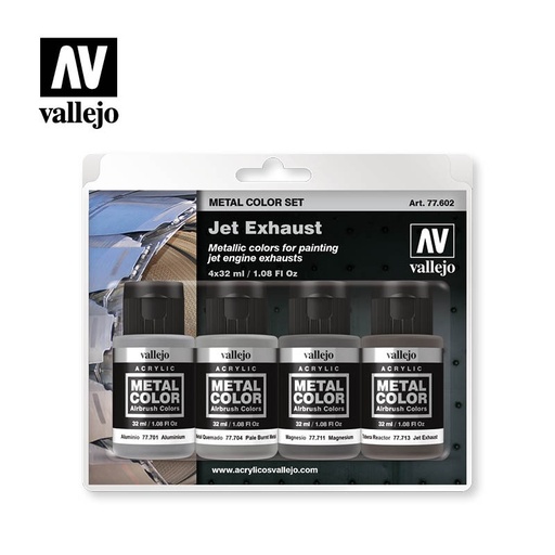 [77602] 77602 Metal Color - Jet Exhaust Paint set
