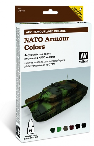 [78413] 78413 Model Air - AFV NATO Armour Colors Paint set
