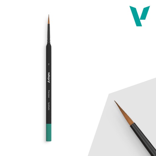 [B03002] B03002 Brush - Round Synthetic Brush, Triangular Handle No. 2