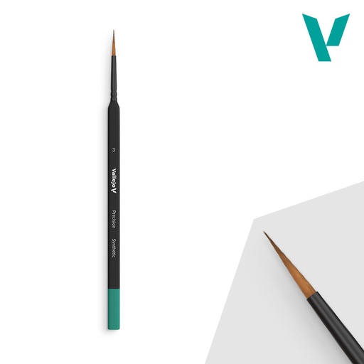 [B03003] B03003 Brush - Round Synthetic Brush, Triangular Handle No. 3