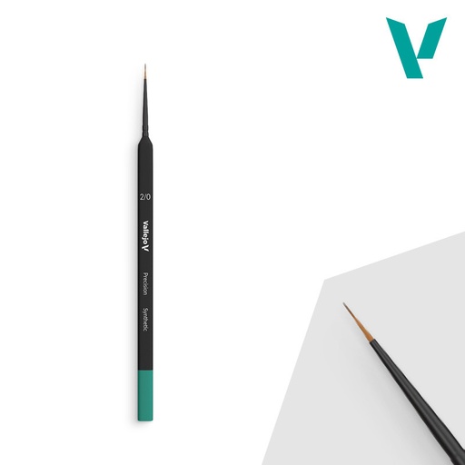 [B03020] B03020 Brush - Round Synthetic Brush, Triangular Handle No. 2/0