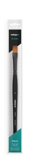 [B04008] B04008 Brush - Flat Rectangular Synthetic Brush No. 8