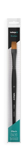 [B04010] B04010 Brush - Flat Rectangular Synthetic Brush No. 10