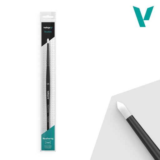 [B08001] B08001 Brush - Weathering Round Synthetic Brush Small