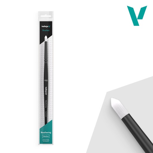 [B08002] B08002 Brush - Weathering Round Synthetic Brush Medium