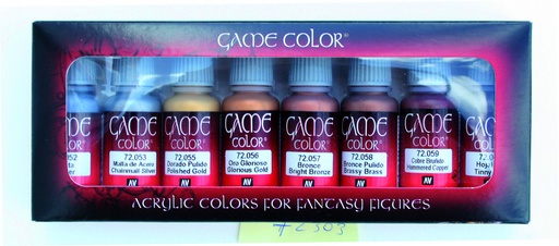 [72303] Game Color - Metallic Colors Paint set