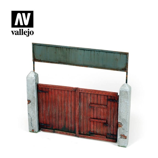 [SC006] SC006 Vallejo Scenics - Village Gate 15x15 cm.
