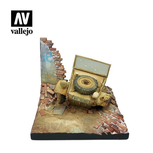 [SC008] SC008 Vallejo Scenics - Kubelwagen Base (Front)