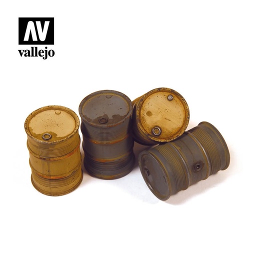 [SC202] SC202 Vallejo Scenics - German Fuel Drums #2