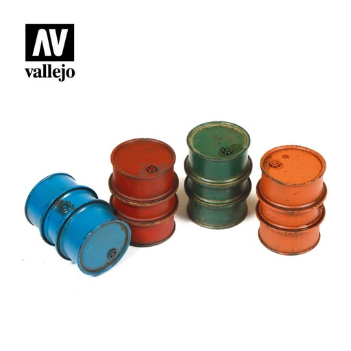 [SC203] SC203 Vallejo Scenics - Civilian Fuel Drums