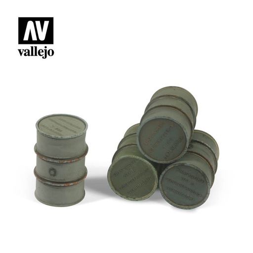 [SC205] SC205 Vallejo Scenics - Wehrmacht Fuel Drums