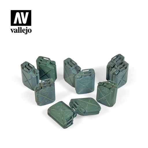 [SC206] SC206 Vallejo Scenics - Allied Jerrycan set