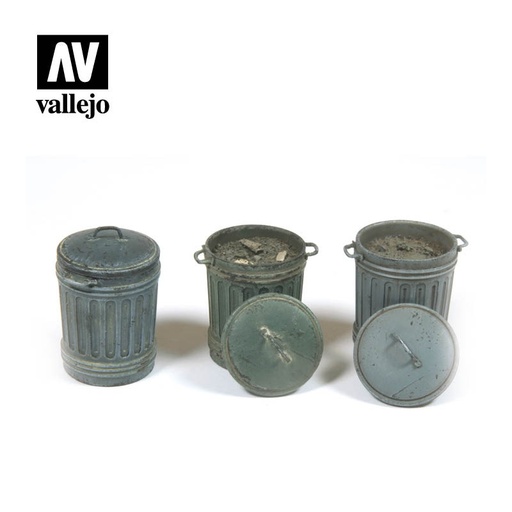 [SC212] SC212 Vallejo Scenics - Garbage Bins #1