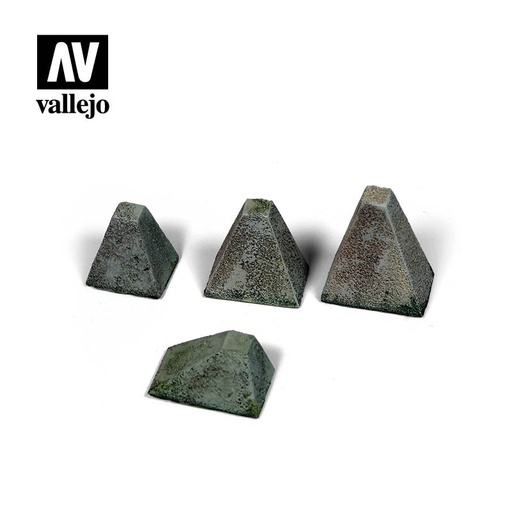 [SC218] SC218 Vallejo Scenics - Höckerhindernis “Type 38” (Anti-Tank Barriers)