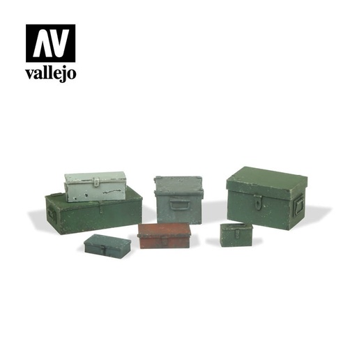 [SC223] SC223 Vallejo Scenics - Universal Metal Cases