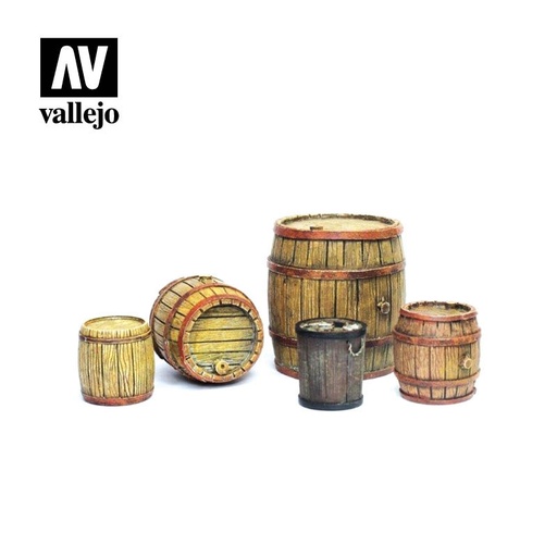 [SC225] SC225 Vallejo Scenics - Wooden Barrels