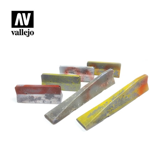 [SC228] SC228 Vallejo Scenics - Urban Concrete Barriers