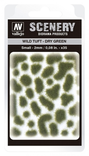 [SC401] SC401 Vallejo Scenery - Wild Tuft - Dry Green 2 mm