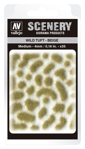 [SC408] SC408 Vallejo Scenery - Wild Tuft - Beige 4 mm