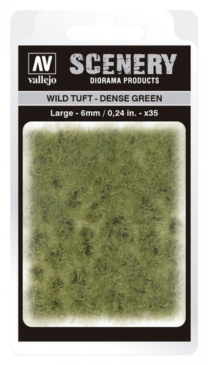 [SC413] SC413 Vallejo Scenery - Wild Tuft - Dense Green 6 mm