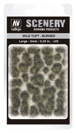 [SC414] SC414 Vallejo Scenery - Wild Tuft - Burned 6 mm