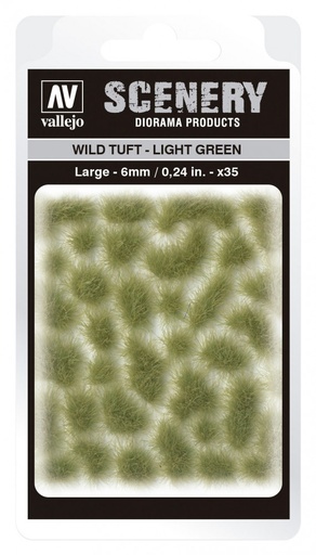[SC417] SC417 Vallejo Scenery - Wild Tuft - Light Green 6 mm
