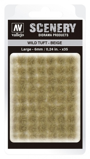 [SC420] SC420 Vallejo Scenery - Wild Tuft - Beige 6 mm